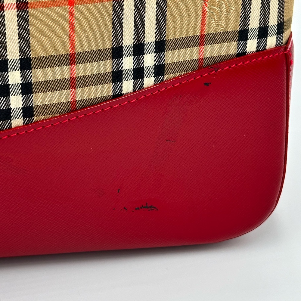 Authentic Burberry Nova Checkered Tote Shoulder Bag - Picture 10 of 10